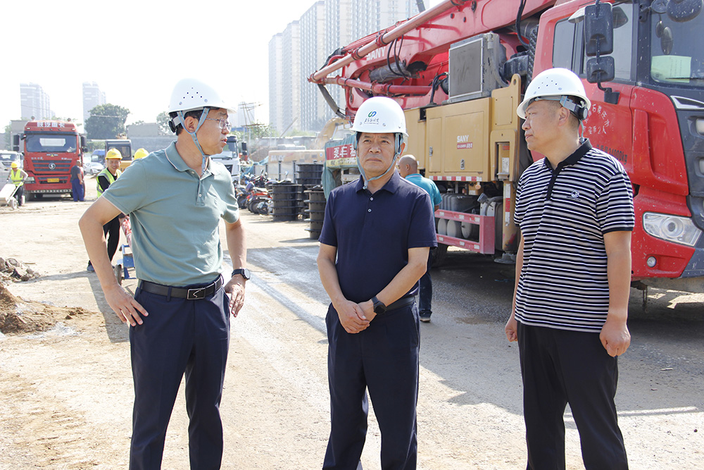 石家莊市政府副秘書長劉建立調研指導 石家莊橋西區汽車貿易園